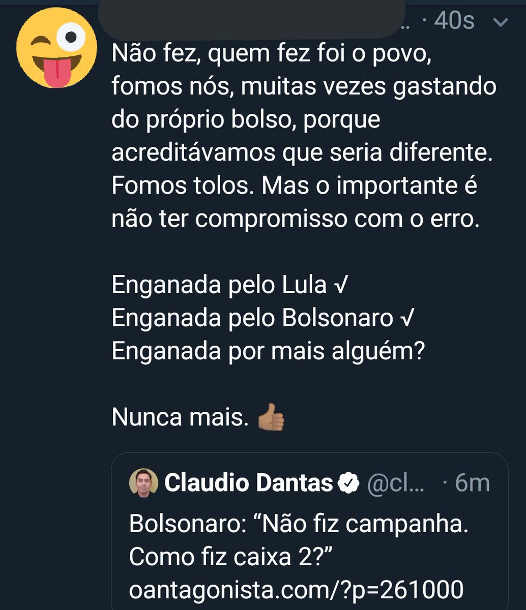 tesoureiros's tweet photo. O mais incrível nisso tudo é ter gente acreditando que a campanha do Jair foi mesmo uma coisa 100% espontânea e sem $ de empresário https://t.co/3pMXjgcxQT