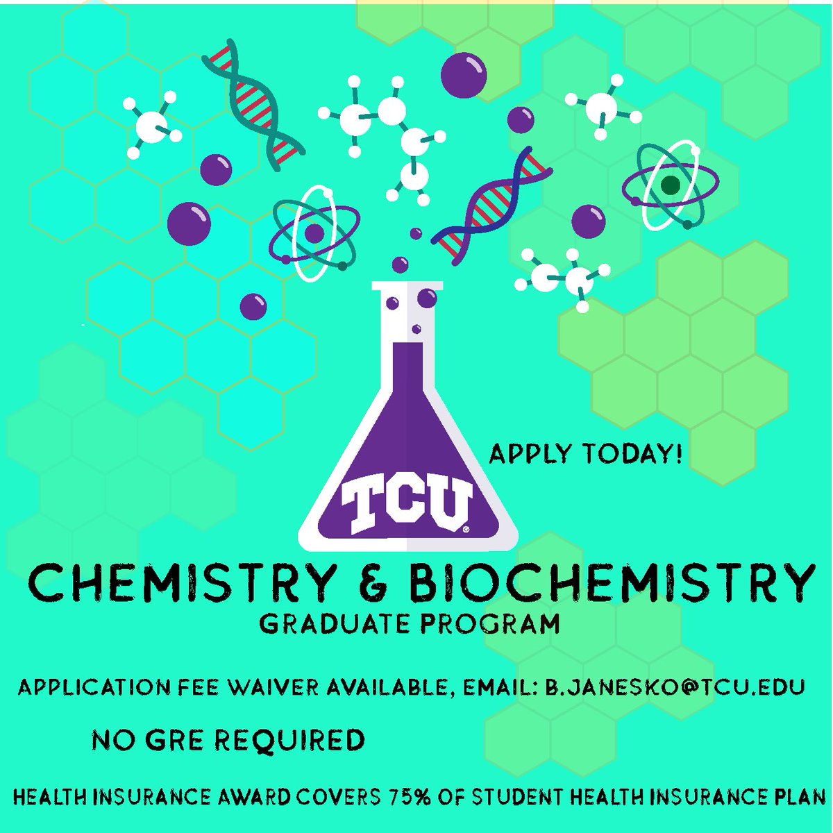 TCUGreenGroup's tweet photo. @youinthelab We welcome your application! Feel free to DM with questions. https://t.co/bxMqNZZaxz