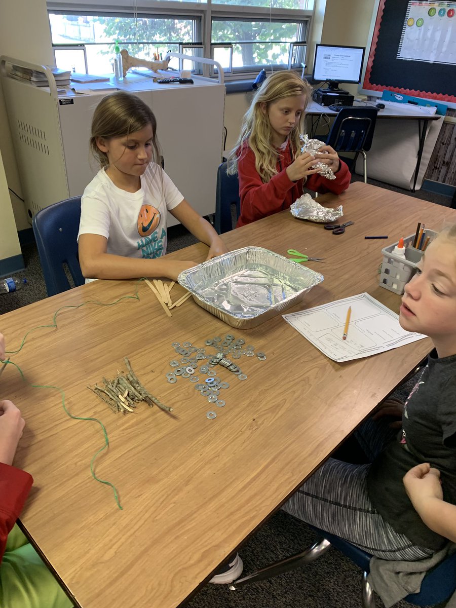BBielicke's tweet photo. We passed the Cumberland Gap and discovered waterways to the west! Today Ss used the scientific method to test effective prototypes of water transportation! #interdisciplinary #mvnation #ChickasawTribe https://t.co/Px07aHcxQv