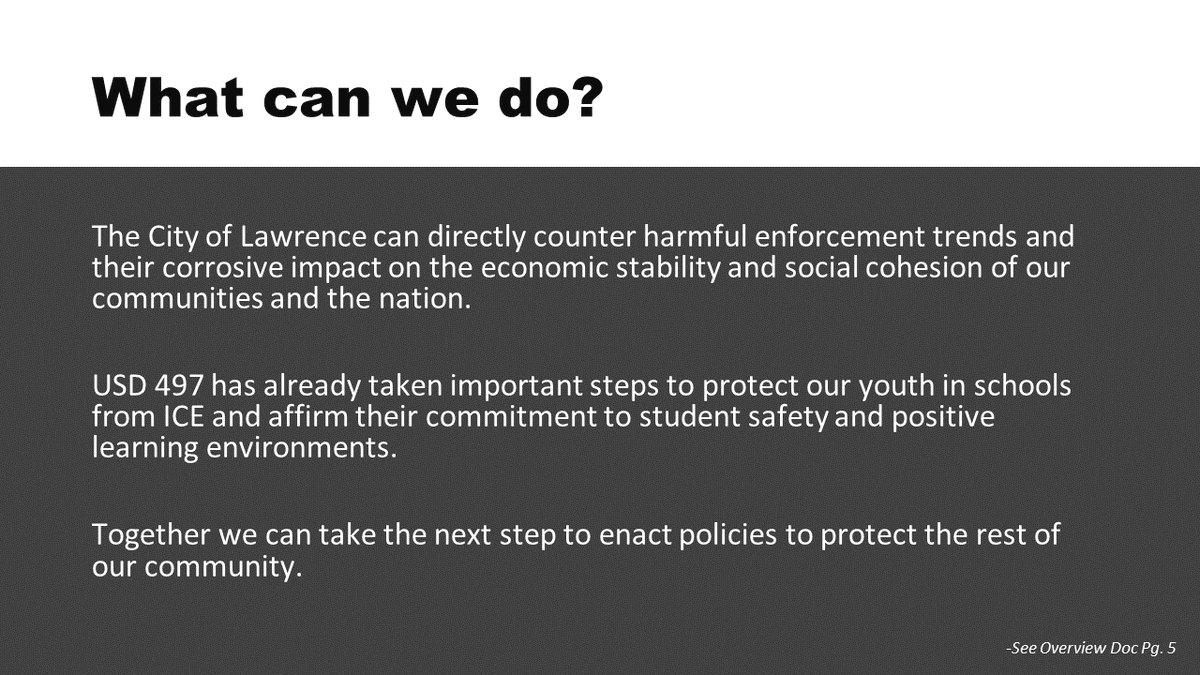 (14/18) #lawrencecitycomm #sanctuarynow