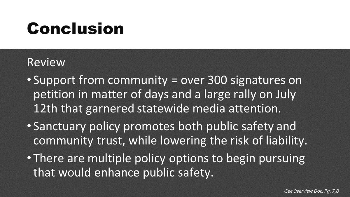 (18/18) #lawrencecitycomm #sanctuarynow