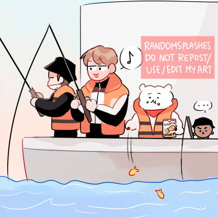 nice catch, shooky!?

#btsfanart #BTS #BT21 #JIN #SUGA 