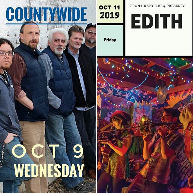Music this week includes CountyWide on Wednesday and @edithmakesapaperchainmusic on Friday!
.
#livemusic #coloradomusic #coloradoevents #coloradosprings #cospringsevents #cosprings #restaurant #musicvenue #musicevents #concert ift.tt/30ZMQGS