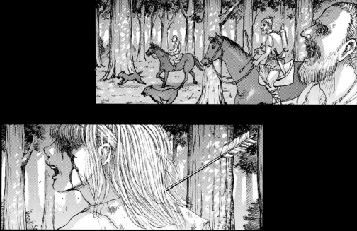 エドノポーは進撃の巨人を考察してました 在 Twitter 上 ユミルを 狩る シーン ちなみにゲーム オブ スローンズにも似た場面が まあでも ここはゲーム オブ スローンズに限った話じゃないか 進撃の巨人 122話 ネタバレ 考察 T Co Ridt608gb0