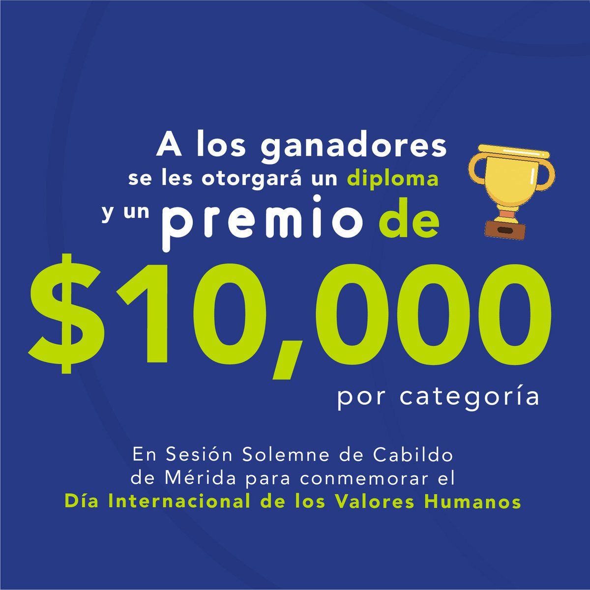 ArturoLeonMx's tweet photo. ¿Conoces a una persona👩🏻🧔🏻o agrupación👥 que esté trabajando💯 en beneficio de nuestra ciudad🌃?
💥Nóminalo💥 para obtener el 🏆Premio Ayuntamiento de Mérida a la Cultura Ciudadana 2019.
Consulta más detalles en https://t.co/QrzGcax4mZ https://t.co/lZDZxzLU4p