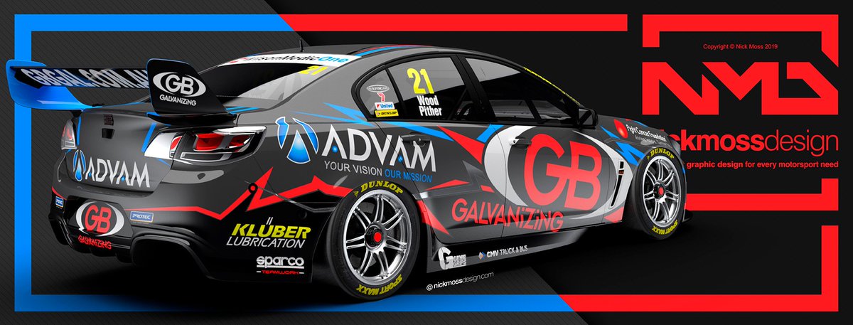 nickmossdesign's tweet photo. @nickmossdesign - 2014 #GBGalvanizing #advam @1dalewood @ChrisPither #Bathurst1000 @supercars #liverydesign #waybackwednesday https://t.co/cP9rsJO81I