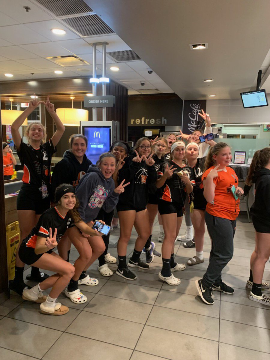 How do you celebrate a hard fought win? Team dinner!