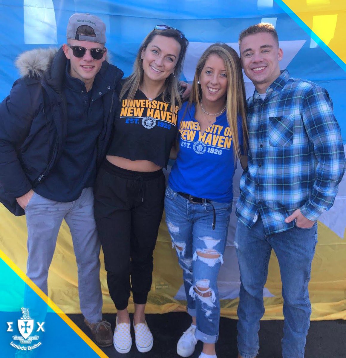 This past weekend, our brothers celebrated homecoming for the University of New Haven's centennial. We enjoyed seeing our alum and we were happy to cheer on our Chargers!
