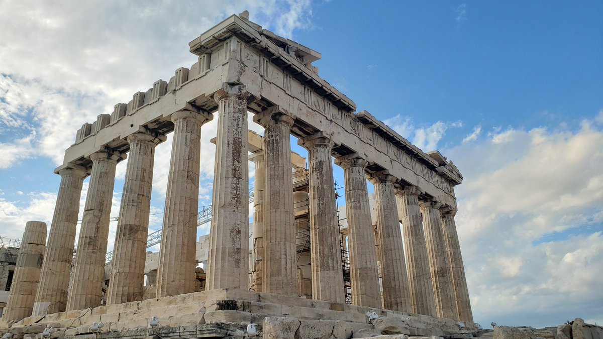 PatrickConlin8's tweet photo. @breitwoman @ArthurB @bitc0m @TezosCommons How about some first person pictures of the Parthenon for #Tezos Athens protocol? https://t.co/sX4aNzl43A