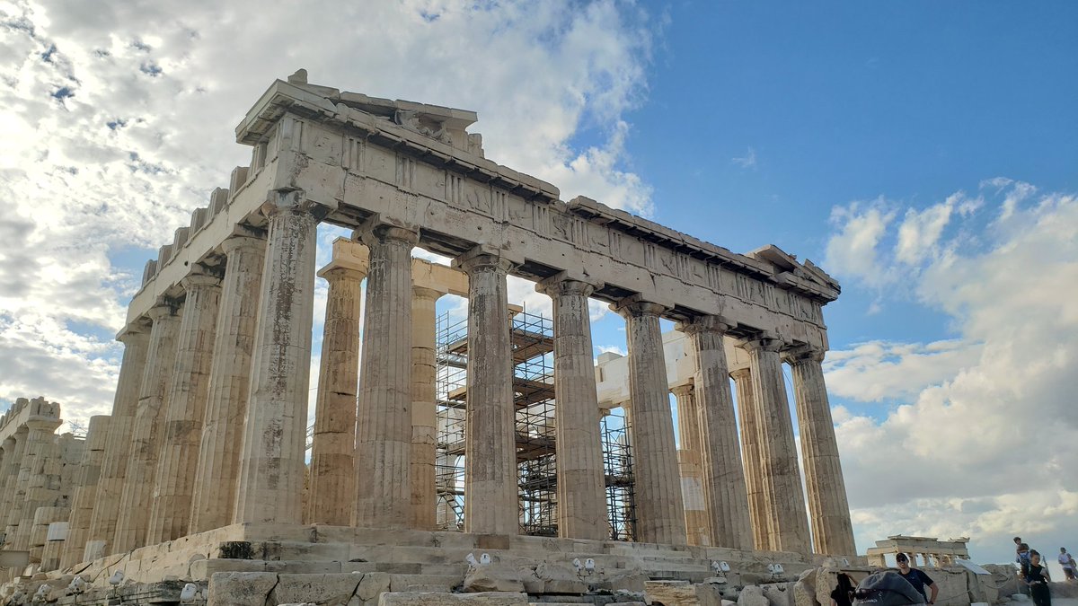 PatrickConlin8's tweet photo. @breitwoman @ArthurB @bitc0m @TezosCommons How about some first person pictures of the Parthenon for #Tezos Athens protocol? https://t.co/sX4aNzl43A