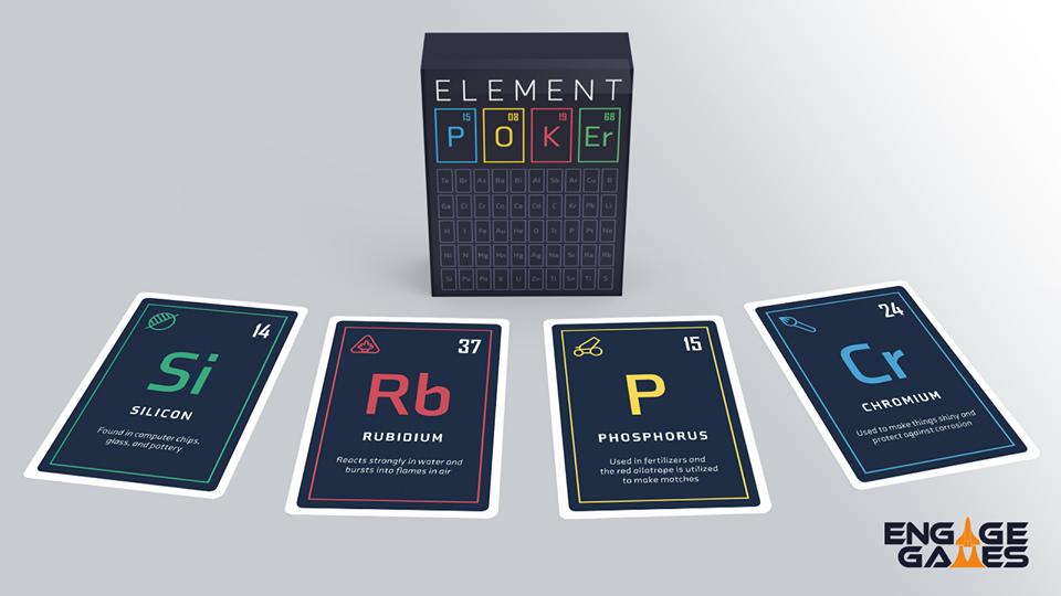 EngageGames's tweet photo. Element Poker is now live on Kickstarter @ https://t.co/Ojk9kNGXFa.  There are discounts available for educators who'd like a classroom set! https://t.co/JKpjOPZ7V9