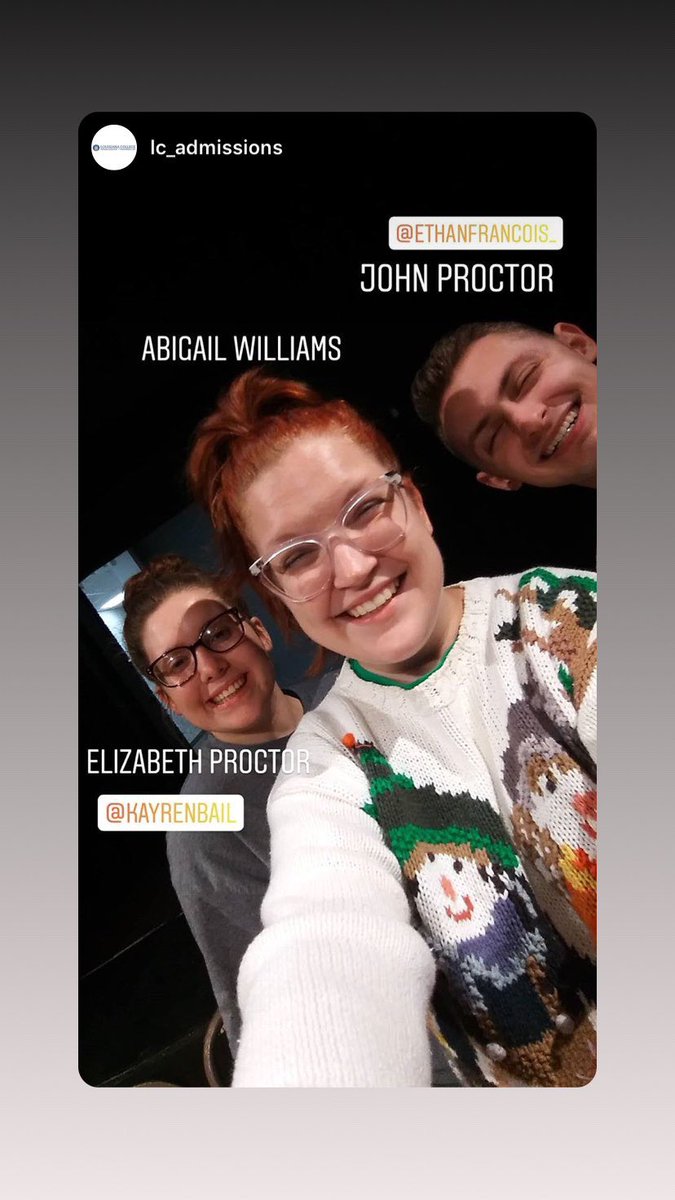 kayrenbail's tweet photo. “Choosing to be in theatre was a way to put my roots down somewhere with other people. It was a way to choose a new family.” ~ Juliette Binoche 

@theatre_lc 
@LA_College  

#TheCrucible
#Theatre
#Family
#ElizabethProctor https://t.co/iBvhYAtDjE