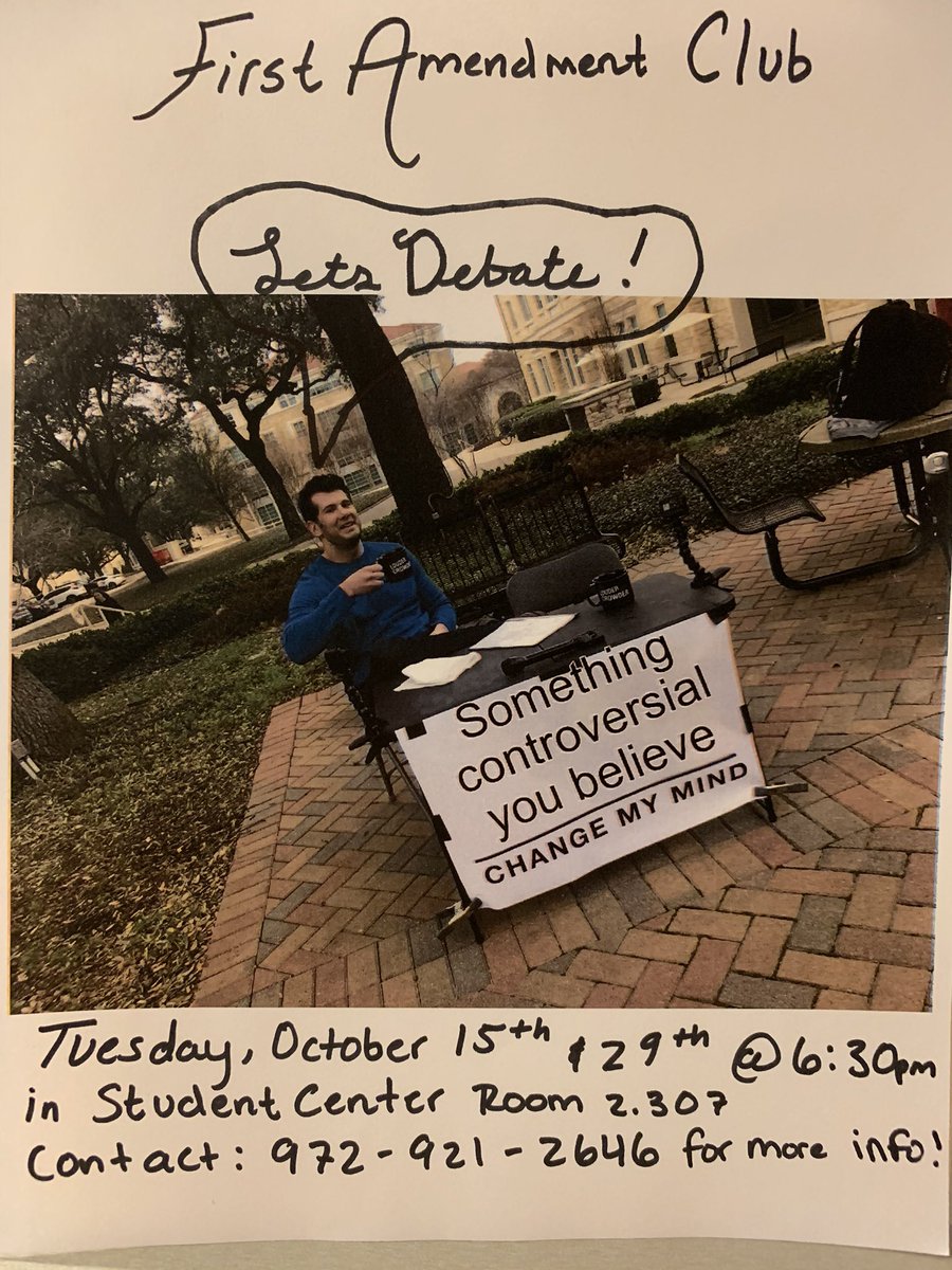 AmendmentClub's tweet image. Come debate with us every other Tuesday!!!