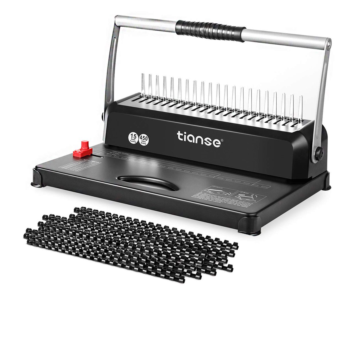 tianseoffice's tweet image. #tianse #bindingmachine #combbinding #binder TIANSE Dual Handle Comb Binding Machine: Max punching capacity: 15 sheets of paper; Max binding capacity: 450 sheets of paper; punch and bind easily; Ideal for use in offices, classrooms, homes or churches.😍amzn.to/2JxsRJT