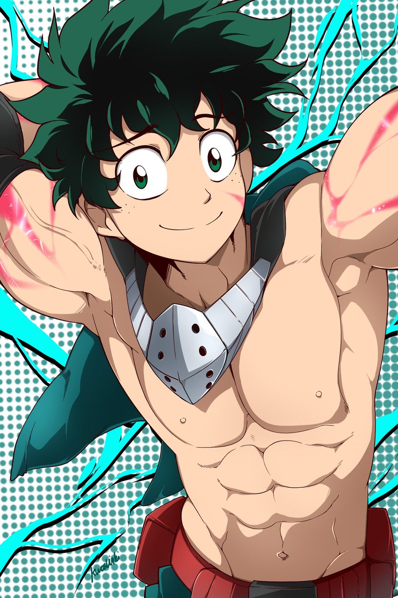 UnderdogHeroes's tweet photo. Finn: "Come on guys, my bod is totally hot!"

Soul: "In your dreams. Mine is very hot for the girls and cooler too."

Naruto: "You have a scar from a gaping wound! How's that hot!"

Deku: "Guys why are we fighting about this? All the girls like our bodies." https://t.co/QTadJKMkoO