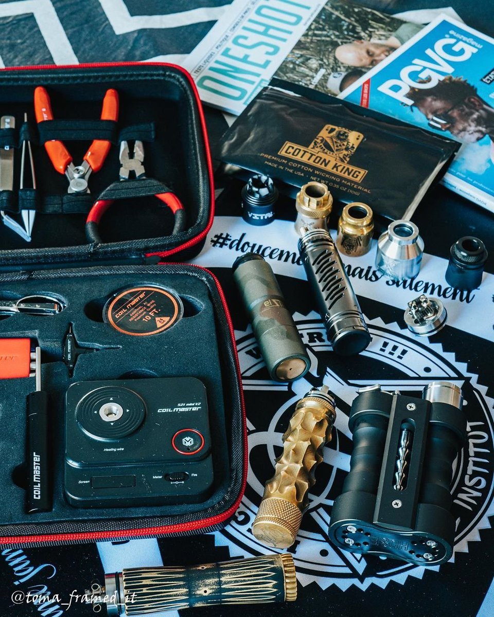 [ 𝔸𝕝𝕝 𝕪𝕠𝕦 𝕟𝕖𝕖𝕕 𝕥𝕠 𝕕𝕠 𝕚𝕥 𝕣𝕚𝕘𝕙𝕥 ] 
These are the tools you should have to be efficient with competition devices. 😉
📷: toma_framed_it
#coilmaster #diykitv3 #vape #vaping #ecigs #vapelife #vapeon