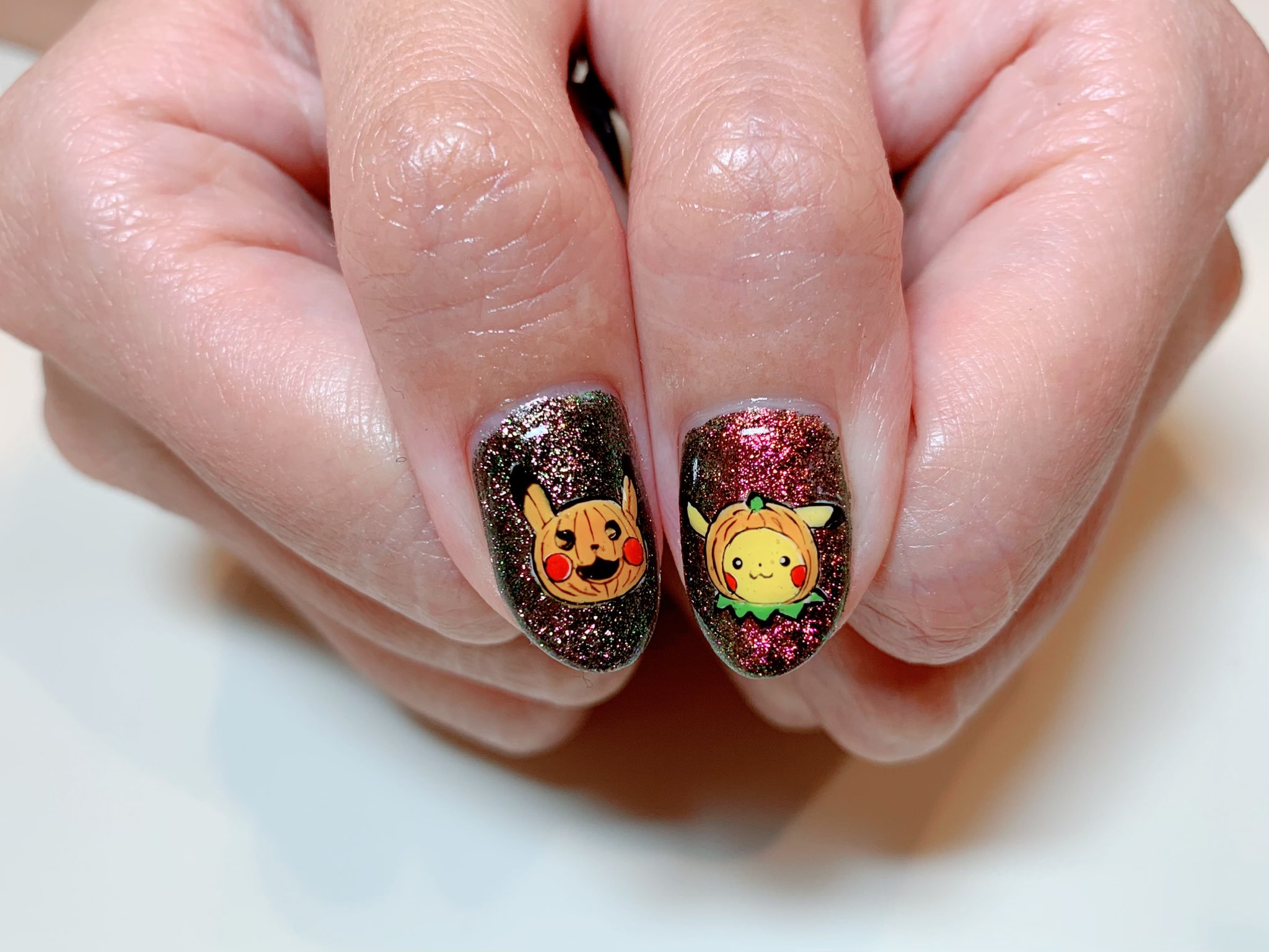 تويتر Tokio Nail على تويتر Tokionail 新宿御苑前 ネイルサロン キャラネイル 痛ネイル イベント ネイル 手書きアート Pokemon Halloween 秋ネイル ハロウィンネイル ピカチュウネイル ピカチュウ ポケモン T Co R2u4v2xshw
