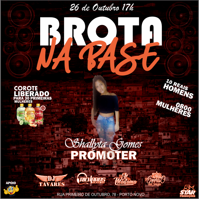 BrotaBase's tweet photo. Dia 26 tem #BrotanaBase @shallytta, as melhores promoter lindas https://t.co/ka3Wrvjspj