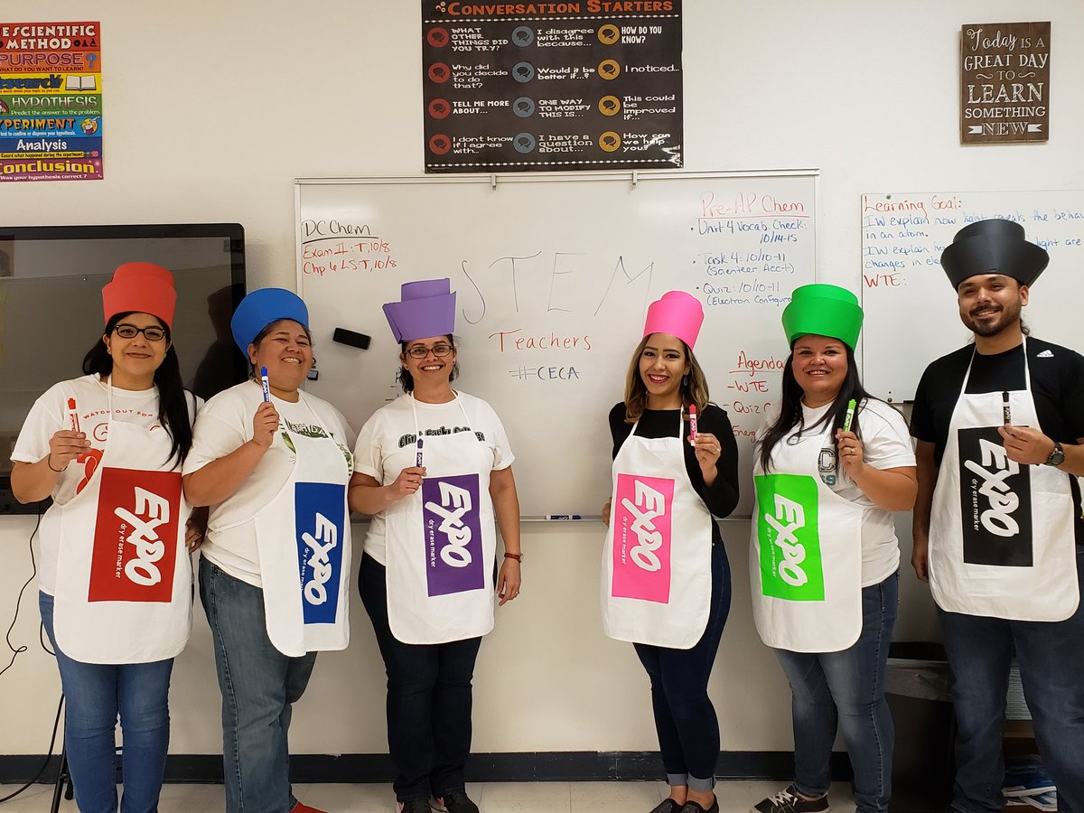 Writing with a fresh expo marker is one of the best feelings in the teaching world! 
#CECAPatriots #TwinDay #Sixtuplets #ExpoMarkers #STEMTeachers