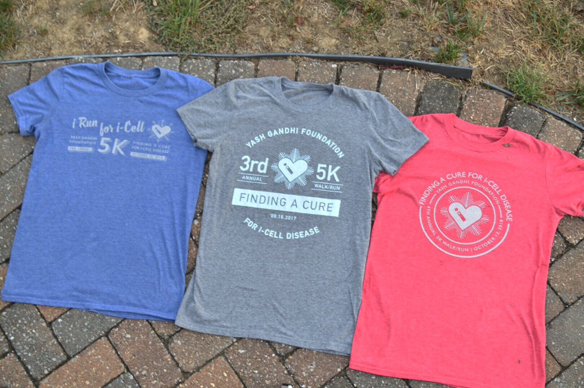The 5th Annual i Run for i-Cell is 4 days away!!! Any guesses for this year’s t-shirt color and design? The stage is set, the weather looks fantastic, and we can’t wait to see you on Saturday! #ygf4icell #ygf4icell5k #irunforicell #cureicell #yashgandhifoundation