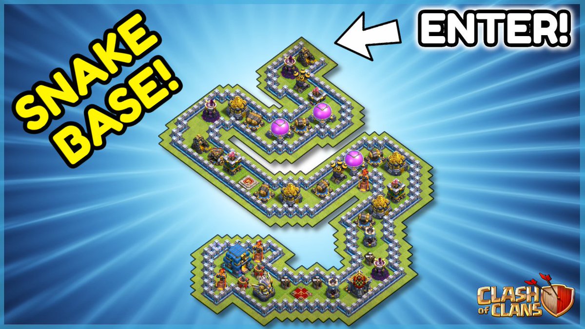 SirMooseGaming's tweet photo. The ULTIMATE TH12 Troll Base! Can YOU defeat the "SNAKE BASE"?

YouTube Link Here: https://t.co/FqLwMn4pza

@ClashofClans @HouseofClashers @ClashChamps #ClashOfClans #TrollBase #TH12Base https://t.co/nMX904XO4b