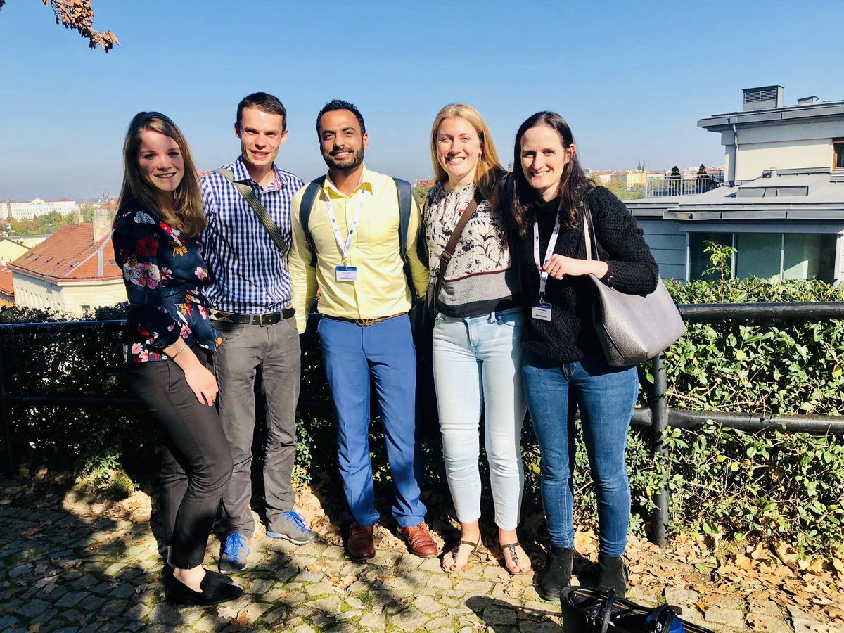 Exploring sunny Prague in October 😎with the Geri EM crew 😁