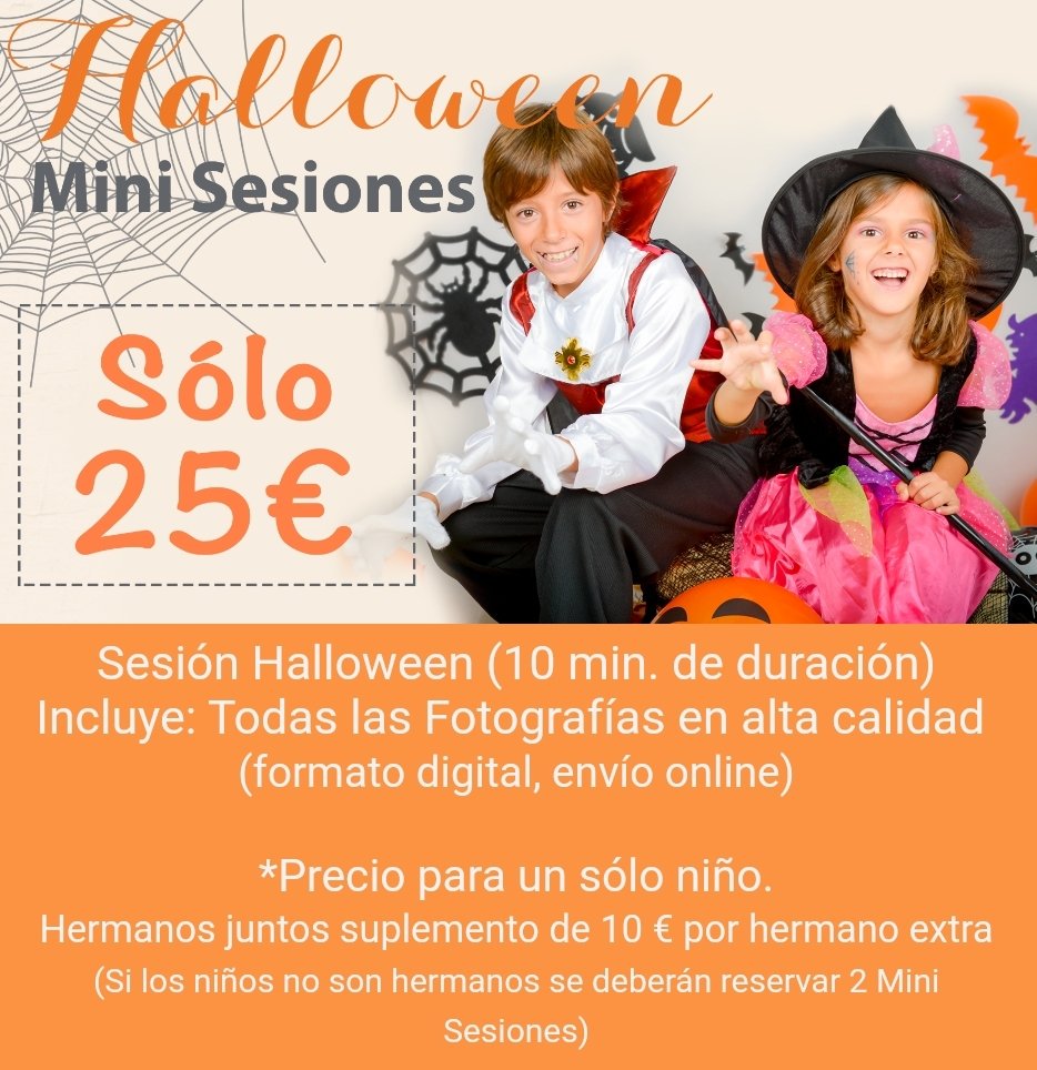 👻🕸🎃¡Sesiones Halloween!👻🕸🎃