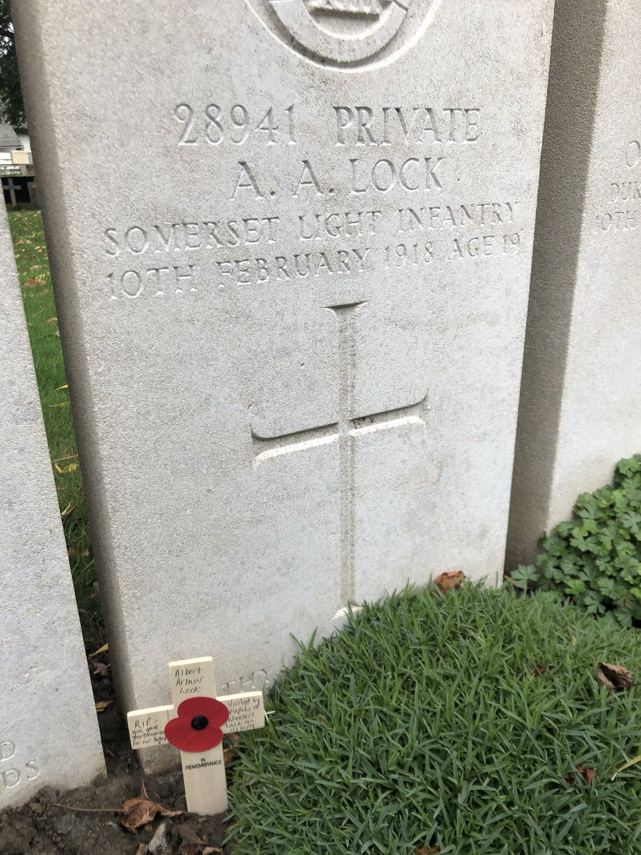 Next stop on day 1 was Lijssenthoek Cemetery where we found 2 fallen soldiers who lived in the streets surrounding Kings Heath before they enlisted. RIP A.Pagett and A.A Lock.