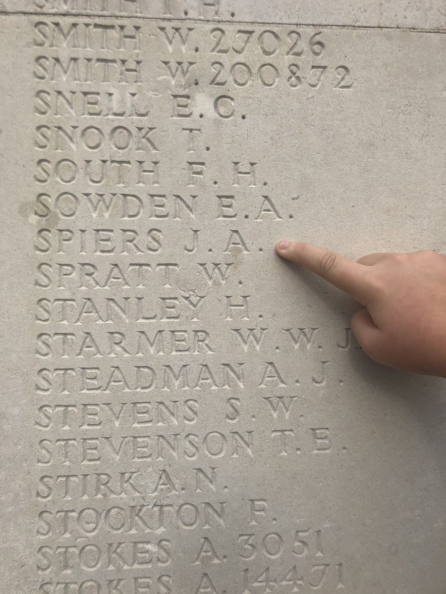 We also visited the German Cemetery Langemark as well as the largest Commonwealth War Graves Tyne Cot where we found another soldier from Kings Heath J.A Spiers.