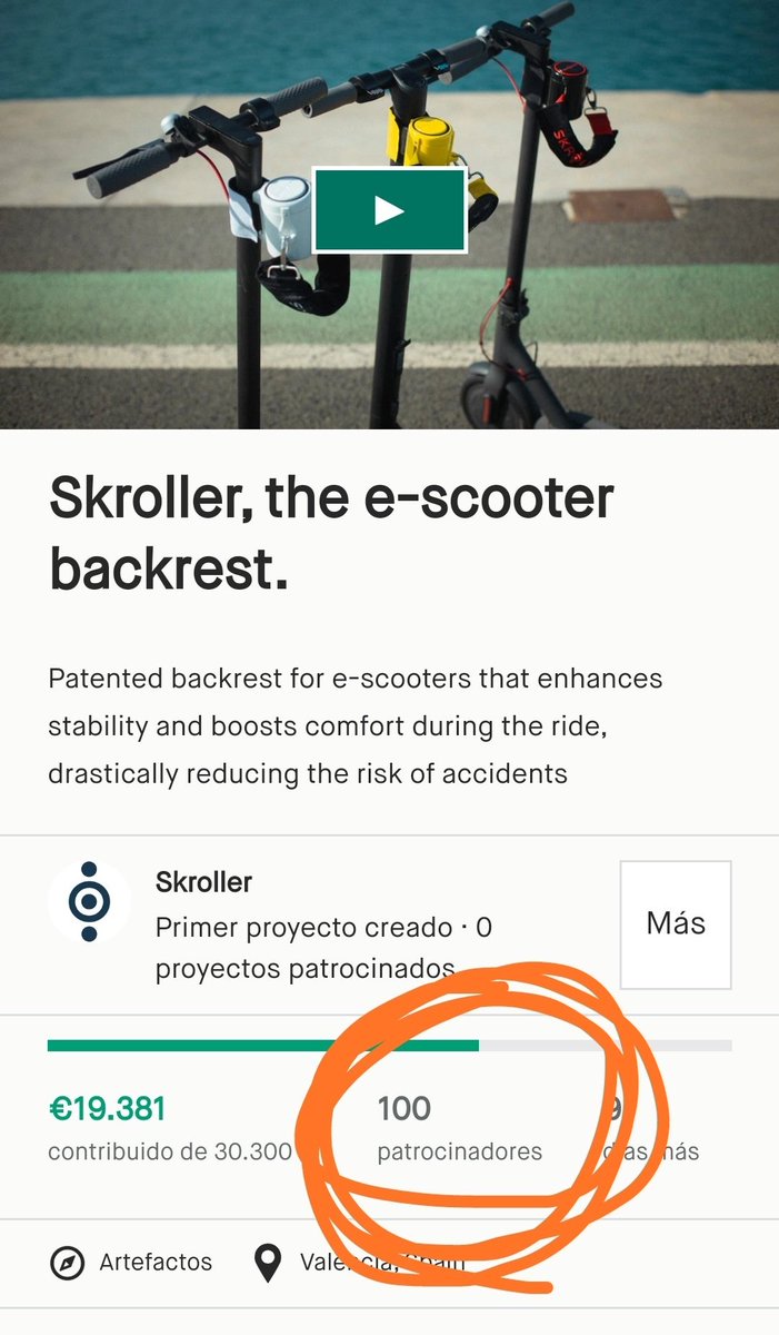 skrollerbelt's tweet image. Hemos llegado a los 100! Gracias a todos y cada uno por participar!!! Sois aunténticos #skrollers !!

#Kickstarter #crowdfunding #startup #ToTheTop #FelizMiercoles #WednesdayMotivation #