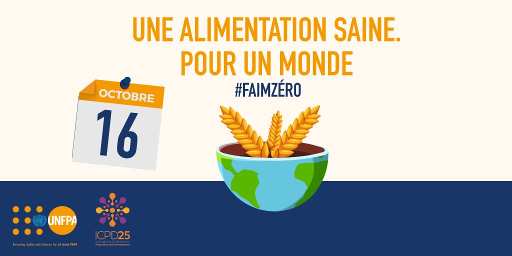 [#JourneeMondialedelAlimentation] Objectif : Garantir une alimentation nutritive pour tous, partout dans le monde 🌍.
Agissons ensemble!
#FaimZéro #WorldFoodDay #ZeroHunger #ODD2 #Goal17 #partnership