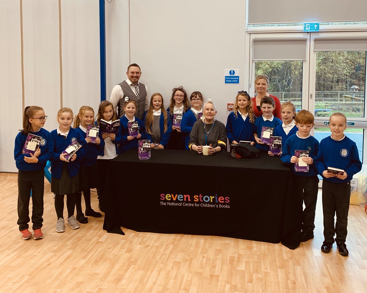 DinningtonFirst's tweet photo. Wow! Fantastic author visit today @DinningtonFirst  as we welcomed Vivian French to our school. The children were spellbound as she shared tips and tricks for writing. @fivekingdoms
@7Stories @1stclasssupply @clpe1 @GosforthGST https://t.co/xcxSJsJMGG