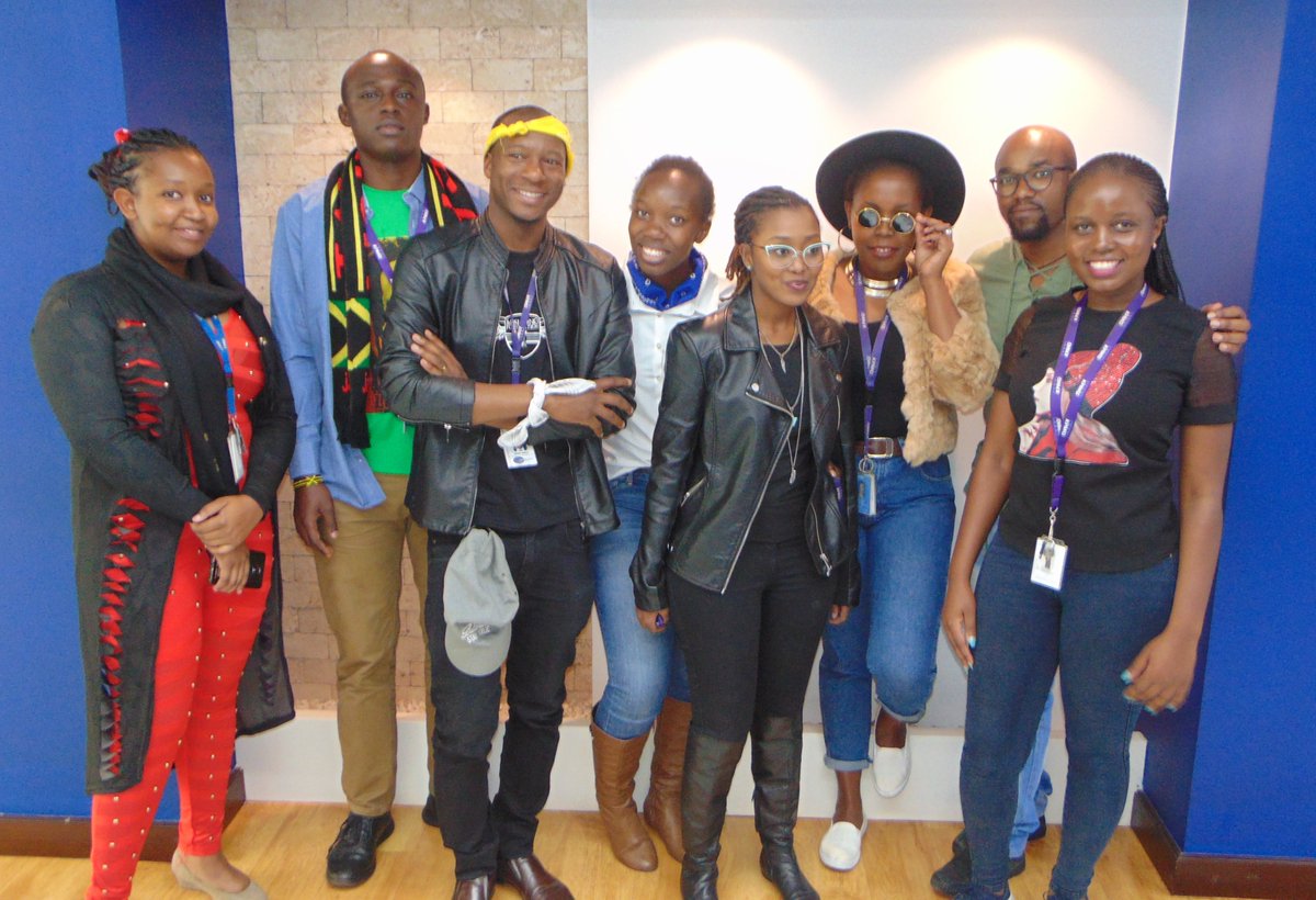 KPMGEastAfrica's tweet photo. Nobody can stop reggaeโฆ or should we say, hip-hop is not dead?
Today we are showcasing our favourite music genres through our dressing. #KPMGPeopleWeek https://t.co/Oc4IIh7nR1