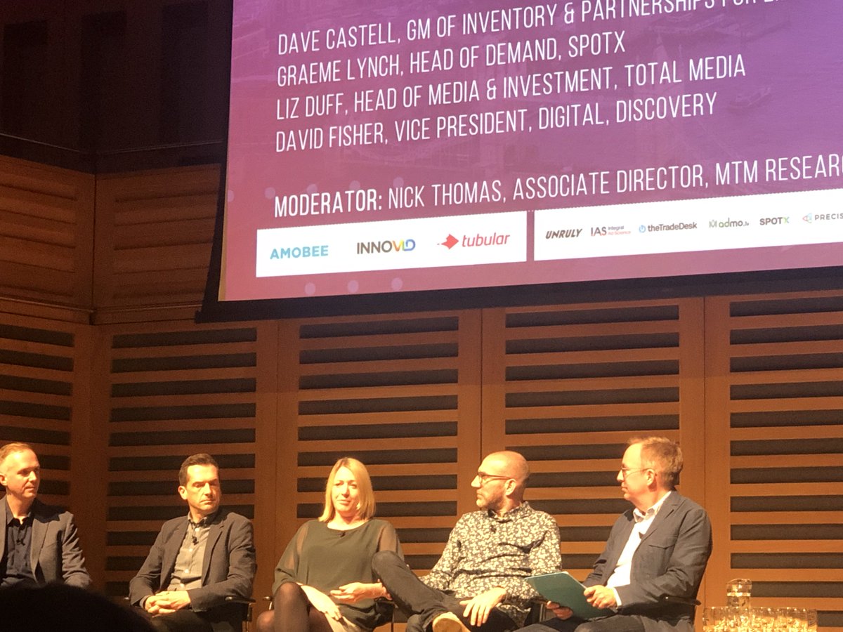 TotalMediaUK's tweet photo. Great to see our head of media and investment @LizDuff1 discussing the future of European TV at New Video Frontiers #NVF19 📺 https://t.co/Ltx2NfMBTt