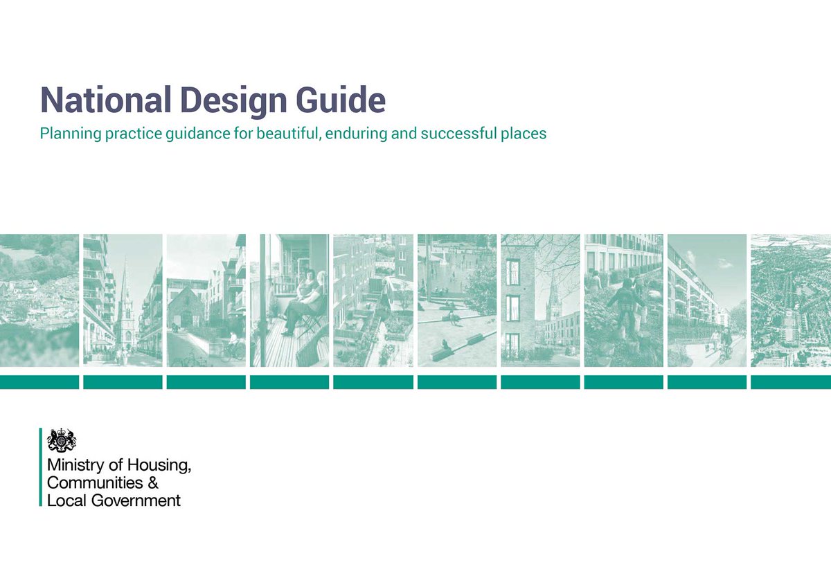 GFW_LLP's tweet image. The Government has published a new National Design Guide, along with updates to the Planning Practice Guidance (PPG) about ‘good design’.  Read more at bit.ly/2IKeqSe

#nationaldesignguide #planning #nationaldesigncode #architecture #mhclg #nppf #ppg