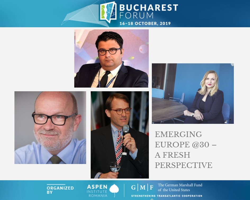 The panel, moderated by Alexandra Martin @m_alexandra_, Strategic Forums Director at Globsec.
The panelists: 
- Matthew Boyse @POLMC_YOW, Deputy Assistant Secretary, US Department of State
- Rastislav Káčer, Chairman, Globsec
- Dan Neculaescu, State Secretary, MFA
#bucharestforum