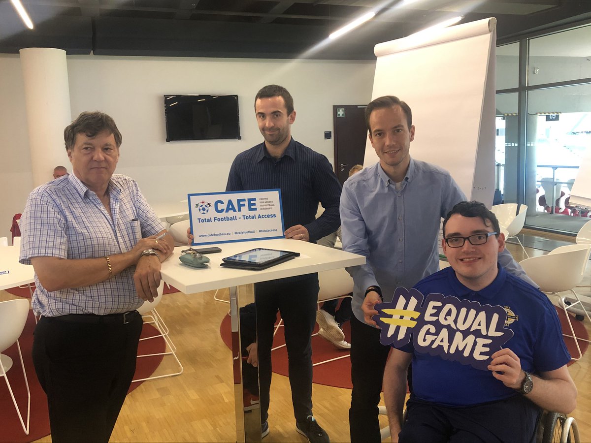 Disability Access Officers from across Europe have met to share and discuss best practices this week in Leipzig at the second #DAONetwork Group meeting. Read more at cafefootball.eu/news/second-da…. #EqualGame #TotalAccess