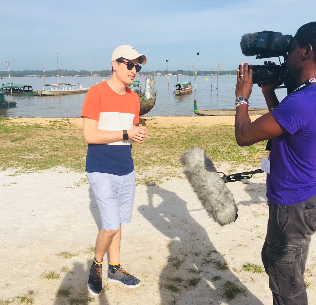 guyla1ere's tweet photo. #FIFAC2019 @DocSevenTV jeune youtubeur et président du jury pour le meilleur contenu digital en 🎤 interview pour le #clapfifac. #guyane #guyanela1ere #docseven @Martiniquela1e @guadeloupela1e @la1ere 🎬 https://t.co/nBvsapc5rU