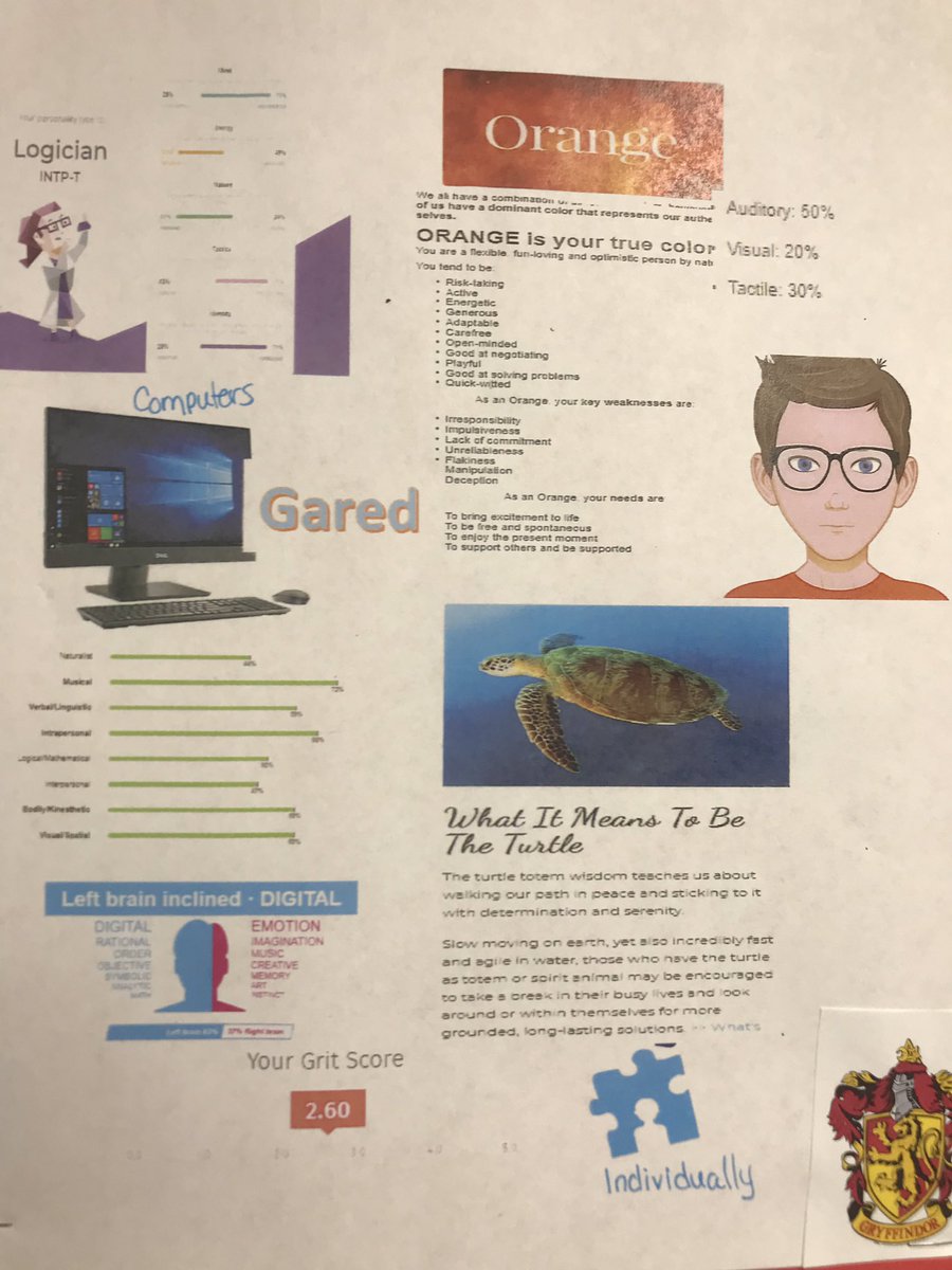 BredysBunch's tweet image. Learner Profiles this year! I love learning all about my #students. It’s informs how #iteach ♥️♥️#multipleintelligence #harrypotter Quiz #leftbrainrightbrain #flexseating #instruction @eatonspartans