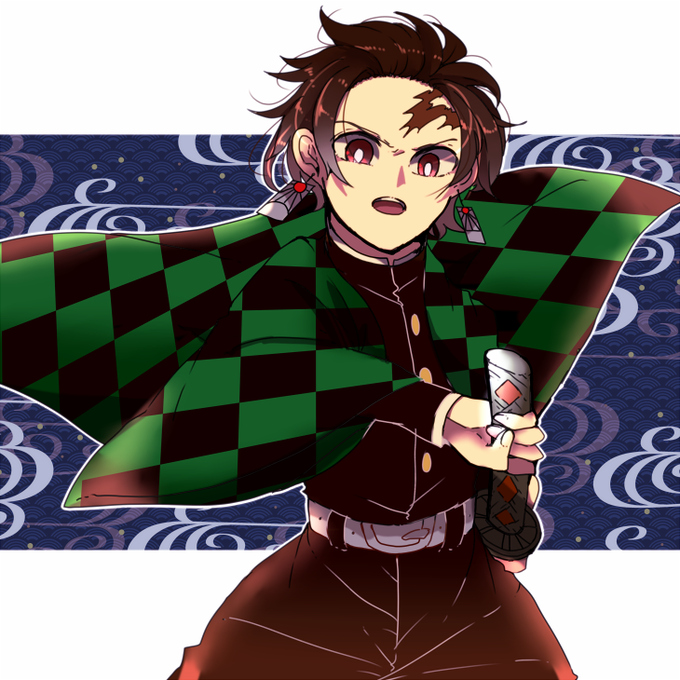 う ゆさんがTwitterに投稿した竈門炭治郎(鬼滅の刃)のイラスト。