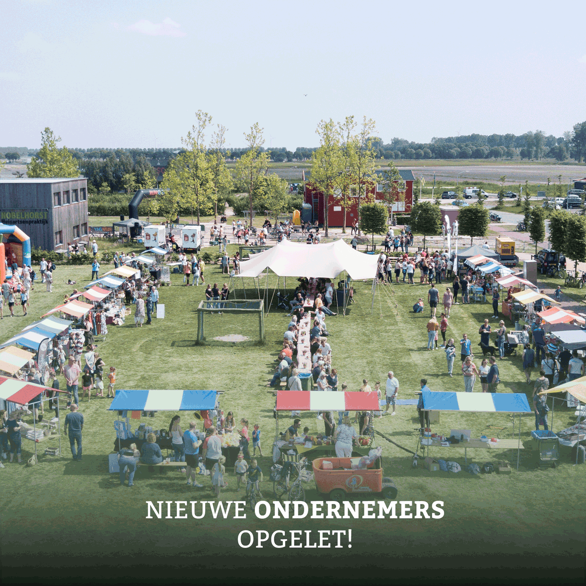 Ben jij (of ken jij) een nieuwe ondernemer in Nobelhorst? Stuur ons een berichtje met contactgegevens en wie weet kom je in onze nieuwste Dorpskrant!