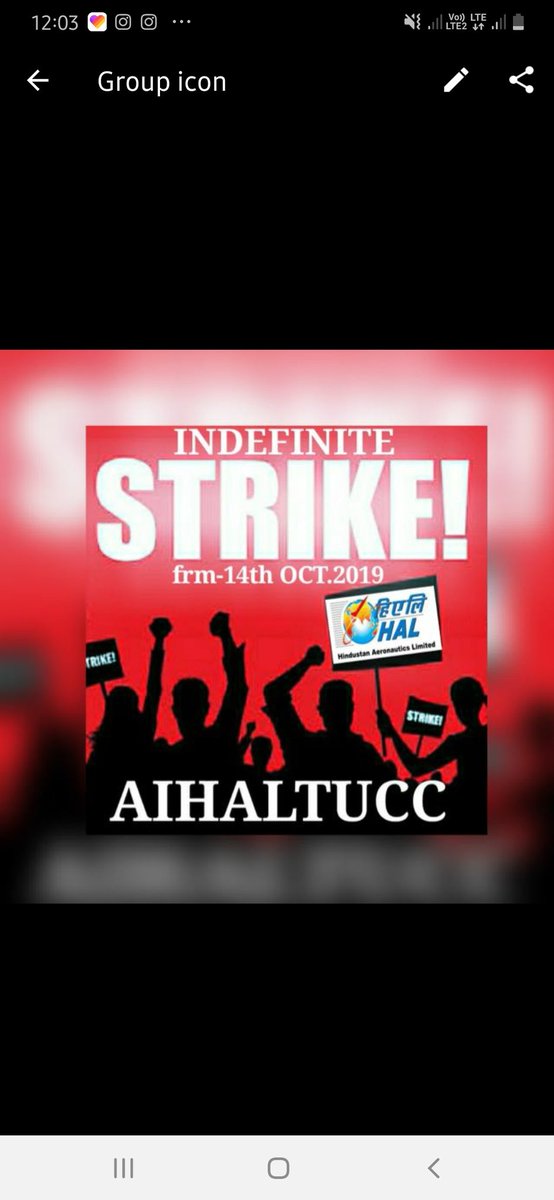 RNarvir's tweet photo. #HALstrike 3rd day https://t.co/ezqr5DV5tM