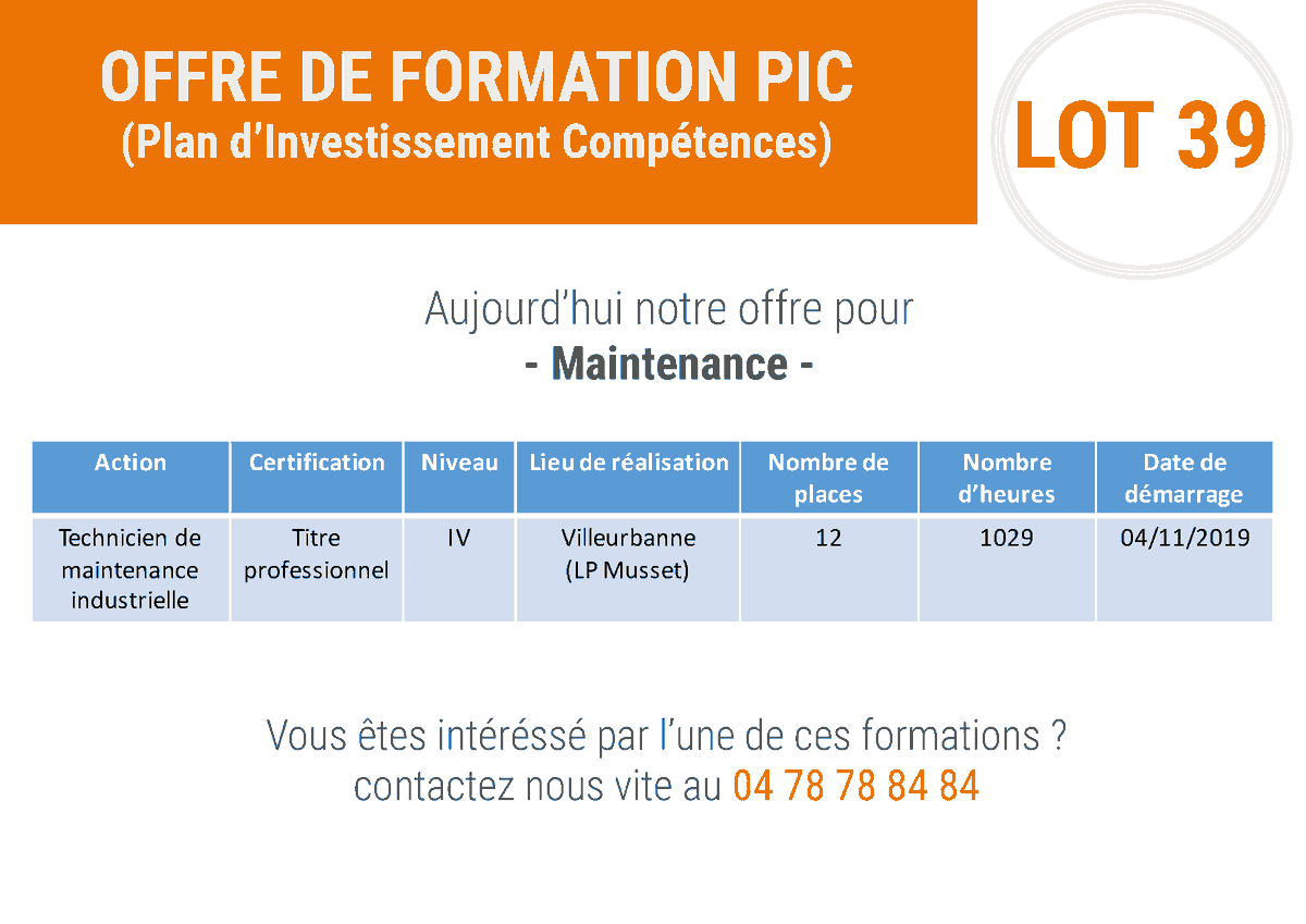 #1Jour1Offre

📢 Le GRETA Lyon Métropole vous propose des formations financées à 100% et rémunérées par le Pôle emploi !

🗓- A vos agendas -🗓

Suivez nos prochains posts :

- Lot 53 - Comptabilité/Ressources Humaines

- Lot 61 - Commerce/Vente

- Lot 83 - Métiers de la sécurité