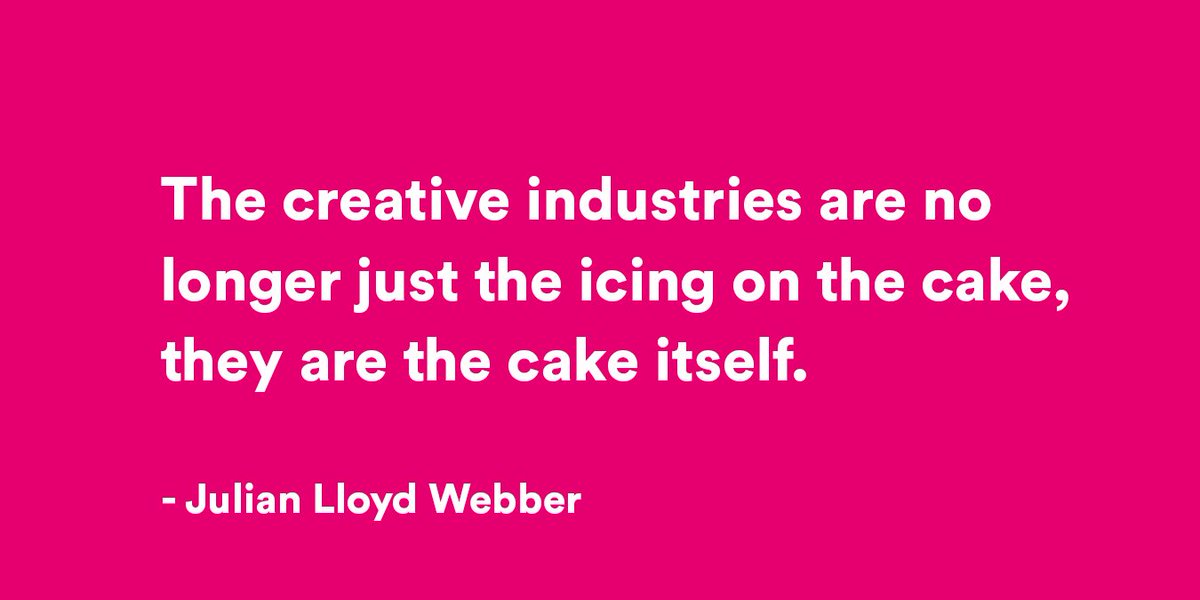 UniCreativeArts's tweet photo. After receiving his honorary professorship in Westminster last weekend, @JLloydWebber left us with this brilliant quote...  

We couldn't have put it better ourselves 🍰 

#WednesdayWisdom #QuoteOfTheDay #CreativityMatters https://t.co/HM1lajfp7W
