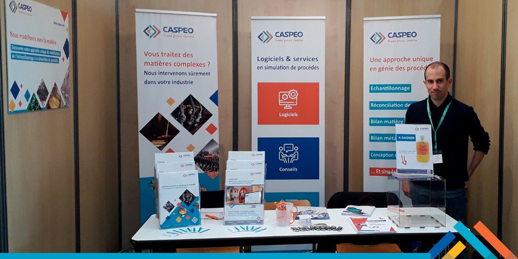 CASPEO_'s tweet image. Besoin de #modéliser aussi la matière, au-delà vos #procédés ? 
Venez découvrir notre approche unique de modélisation. L'équipe CASPEO vous attend jusqu'à demain à la #SFGP2019 à #Nantes.
#GénieProcédés #SimulationProcédés #ProcessSimulation #ProcessEngineering
