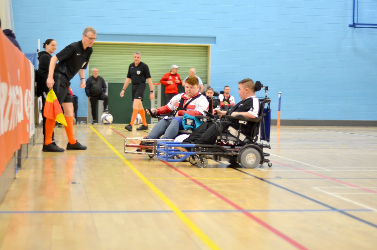 The_WFA's tweet photo. We have some brilliant regional league action this Sunday!

The highly competitive North East Regional League will be held at @TeesActive (Thornaby) from 10am. The @WestMidsPRL(Premiership) from 10am at the Doug Ellis Leisure Centre!

Open to all spectators⚽️

#PowerchairFootball https://t.co/THKJle13LN