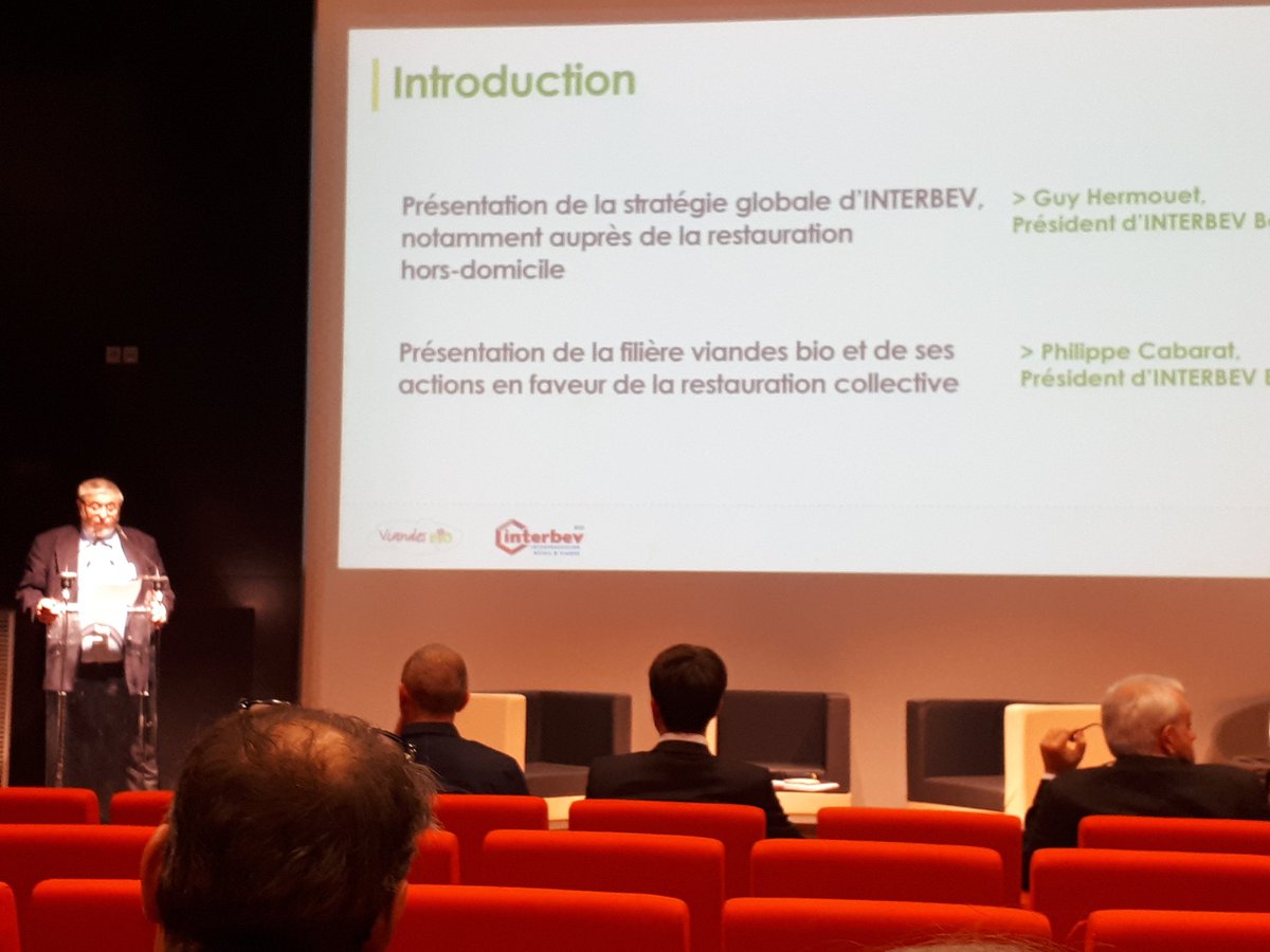 Interbev_Oc's tweet image. Journée #rhd #bio à Paris initiée par #Interbev et la commission bio d Interbev en présence de l ensemble des acteurs de la RHD.