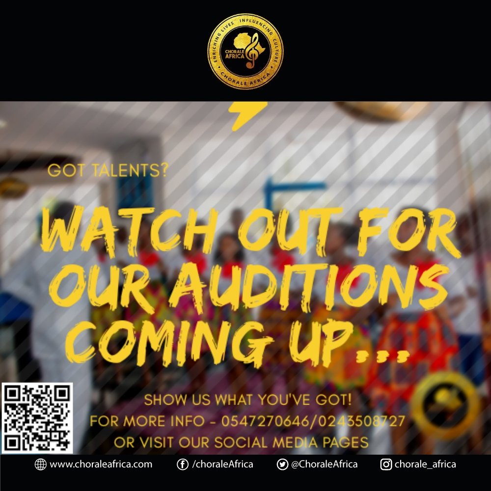 ChoraleAfrica's tweet photo. Get prepared for that big day to join the family we are. Good morning, have a great day.๐
Prรฉparez-vous ร ce grand jour pour rejoindre la famille que nous sommes. Bonjour passe une bonne journรฉe.๐
#ChoraleAfrica #TheFamilyWeAre #Excellence_inspired https://t.co/yXHl5enSli