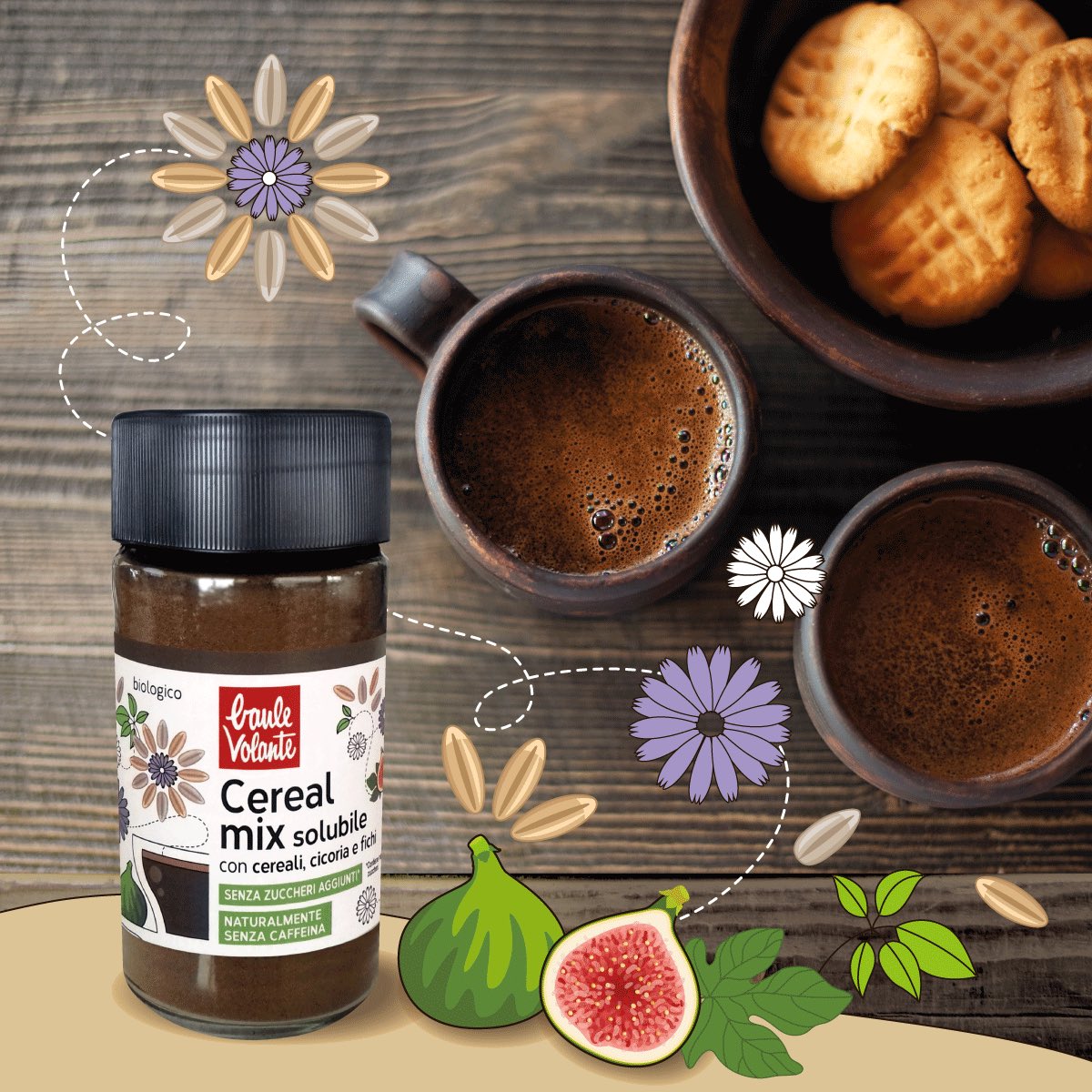 ☕️ E se vi dicessimo che esiste una valida alternativa al caffè?
➡️ Senza zuccheri aggiunti e naturalmente senza caffeina: il nostro Cereal Mix vi farà iniziare la giornata con il piede giusto 😉 
#BauleVolante #biologico #CerealMix