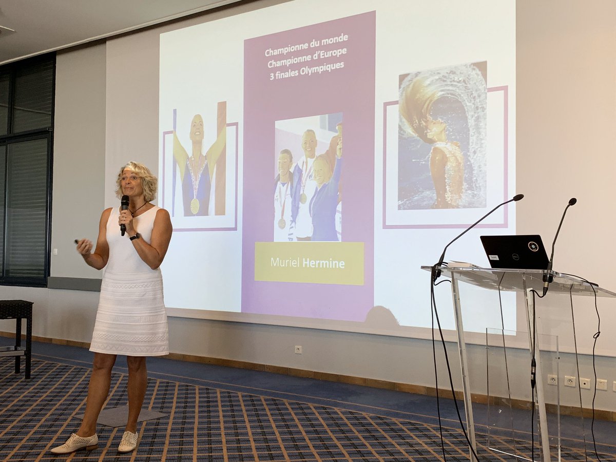 Université d’automne @groupe_mgen avec une conférence inspirante de <a href="/MurielHermine/">Muriel Hermine</a> sur l’engagement à travers le parcours de cette immense championne